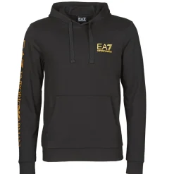 New Emporio Armani EA7 - TRAIN LOGO SERIES M HOODIE RN COFT Noir
