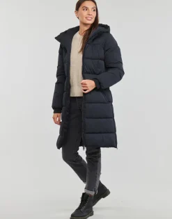 Best Esprit - BELTED PUFFER COAT Noir