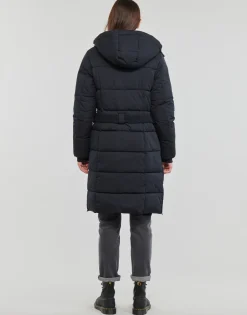 Best Esprit - BELTED PUFFER COAT Noir
