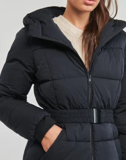 Best Esprit - BELTED PUFFER COAT Noir