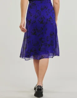 Clearance Esprit - DRAPED MIDI Bleu