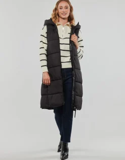 Best Esprit - LOGO COSY PUFFER Noir