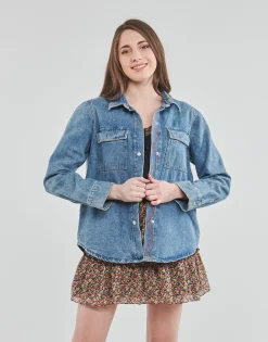 Esprit - RCS shacket Bleu Clearance