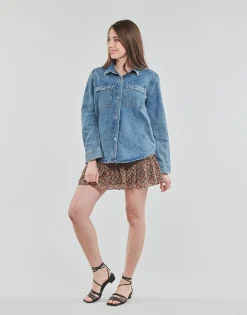 Esprit - RCS shacket Bleu Clearance