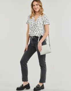 Outlet Esprit - SKI V NECK BLOU Blanc