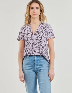 Esprit - SKI V NECK BLOU Violet New