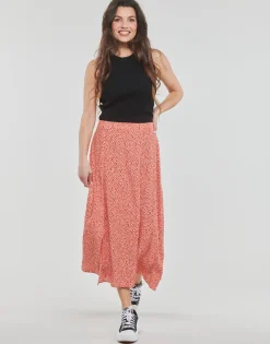 Esprit - SKIRT AOP Rouge Outlet