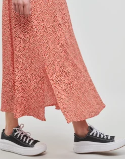 Esprit - SKIRT AOP Rouge Outlet