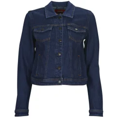 Hot Esprit - TRUCKER JACKET Bleu