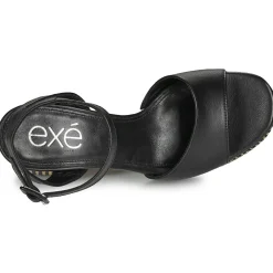 Exé Shoes - 691-ANCONA-LEATHER-BLACK Noir Discount