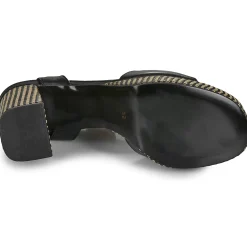 Exé Shoes - 691-ANCONA-LEATHER-BLACK Noir Discount