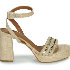Exé Shoes - 619-ANCONA-RAFFIA--GOLD