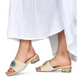 Exé Shoes - KATY-424-RAFFIA-