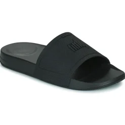 Discount FitFlop - Iqushion Pool Slide Tonal Rubber Noir