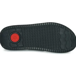 Outlet FitFlop - Surff Two-Tone Webbing Toe-Post Sandals Noir