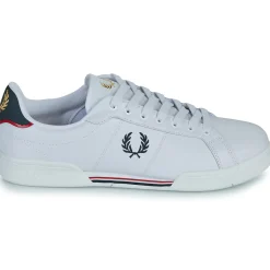 Online Fred Perry - B722 LEATHER Blanc