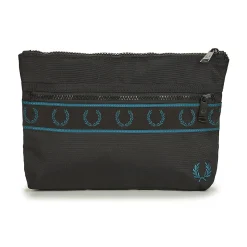Fred Perry - CONTRAST TAPE SACOCHE BAG BLACK Clearance