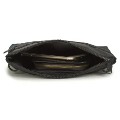 Fred Perry - CONTRAST TAPE SACOCHE BAG BLACK Clearance