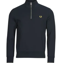 Sale Fred Perry - HALF ZIP SWEATSHIRT Marine