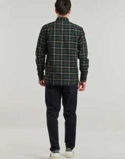 Fred Perry - OXFORD TARTAN SHIRT Vert