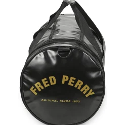 Fred Perry - TONAL LARGE BARREL BAG Noir Hot