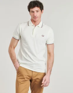 Fred Perry - TWIN TIPPED SHIRT Beige