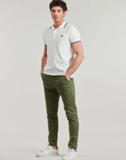 Fred Perry - TWIN TIPPED SHIRT Blanc