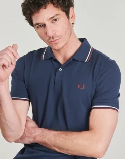 Fred Perry - TWIN TIPPED SHIRT Marine Outlet