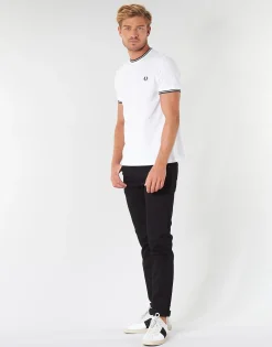 Fred Perry - TWIN TIPPED T-SHIRT Blanc