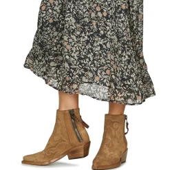 Freelance - CALAMITY 4 WEST DBL ZIP BOOT Marron Clearance