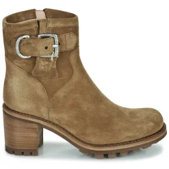 Freelance - JUSTY 7 SMALL GERO BUCKLE Camel Clearance