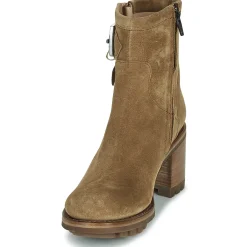 Freelance - JUSTY 7 SMALL GERO BUCKLE Camel Clearance