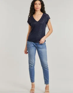 Freeman T.Porter - ALEXA HIGH WAIST CROPPED S-SDM Bleu Online