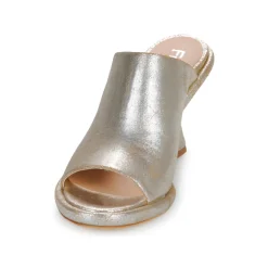 Fru.it - 8752-669-CUOIO-NATURALE-TACCO-RICOP Argenté