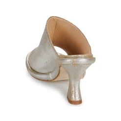 Fru.it - 8752-669-CUOIO-NATURALE-TACCO-RICOP Argenté