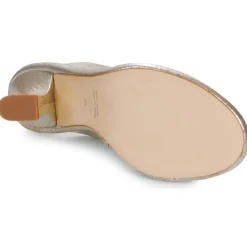 Fru.it - 8752-669-CUOIO-NATURALE-TACCO-RICOP Argenté