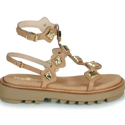 Fru.it - 9169-100-HELGA-TAUPE-TEXANO-LEGNO