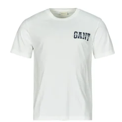Gant - ARCH SCRIPT SS T-SHIRT Blanc