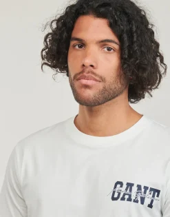 Gant - ARCH SCRIPT SS T-SHIRT Blanc