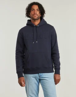 Gant - EMBOSSED SWEAT HOODIE