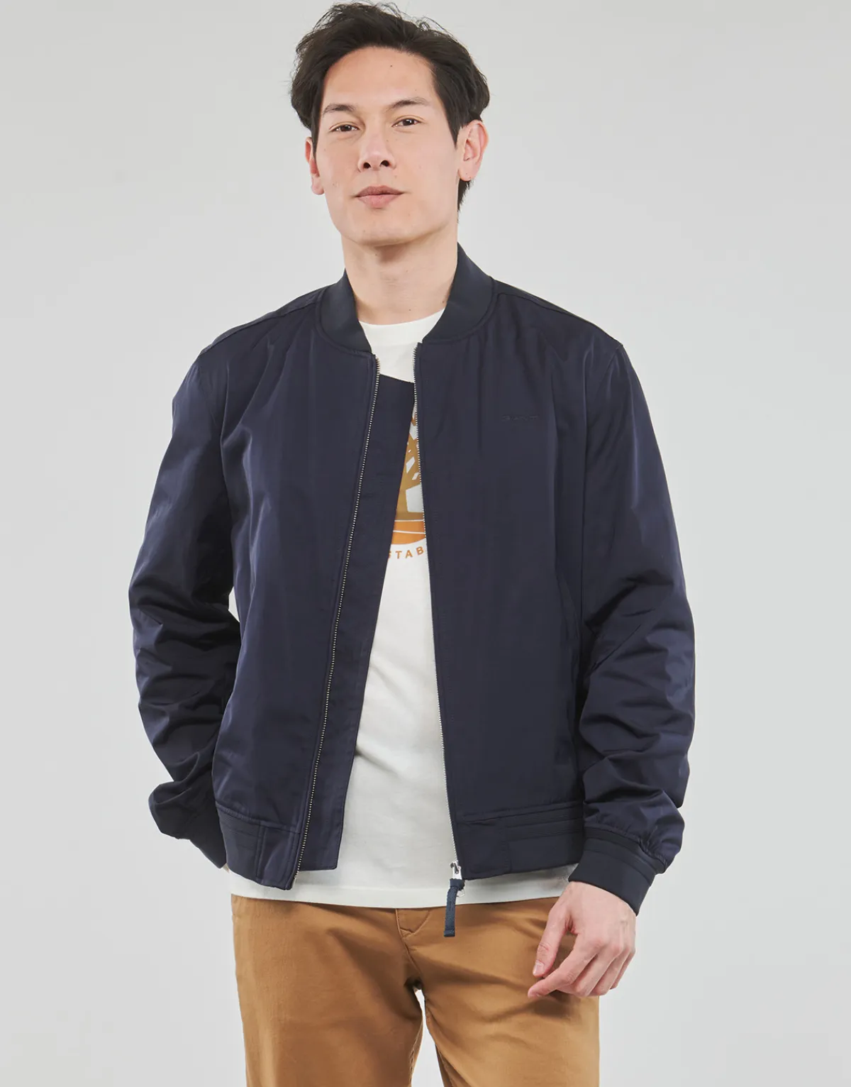 Gant - LIGHT BOMBER JACKET Marine Sale