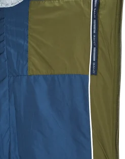 Gant - QUILTED WINDCHEATER Kaki Outlet