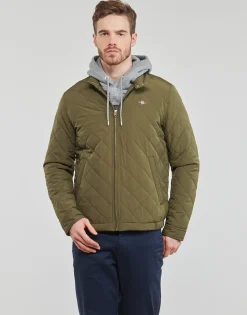 Gant - QUILTED WINDCHEATER Kaki New
