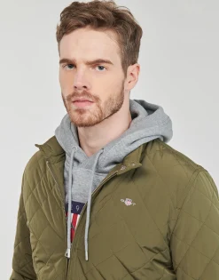 Gant - QUILTED WINDCHEATER Kaki New