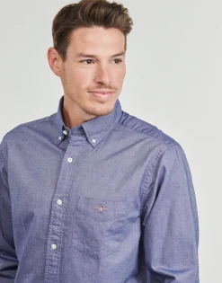 Gant - REG OXFORD SHIRT Marine