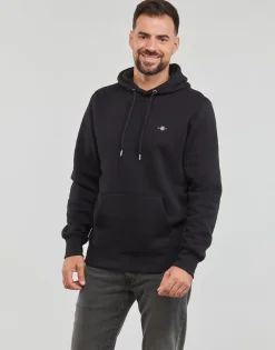 Gant - REG SHIELD HOODIE Noir Best