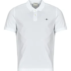 Outlet Gant - REG SHIELD SS PIQUE POLO Blanc