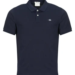Gant - REG SHIELD SS PIQUE POLO Marine Outlet
