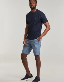 Gant - REG SHIELD SS T-SHIRT Marine Online