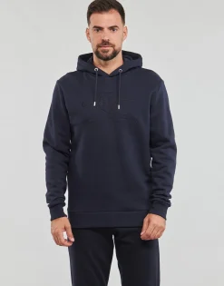 Gant - REG TONAL SHIELD HOODIE Marine Discount